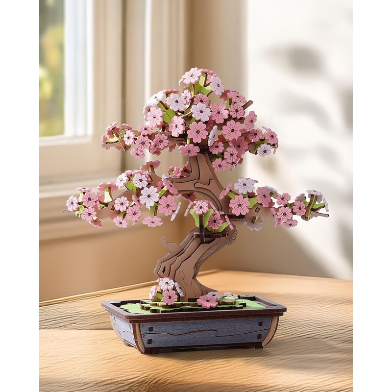 Puzzle 3D Création Set Sakura Bonsaï - Rolife
