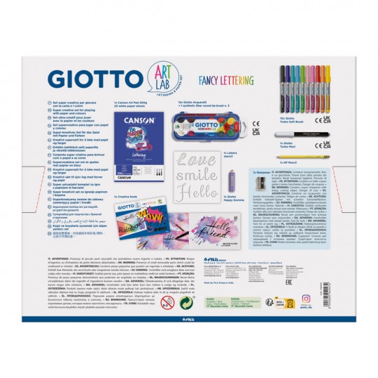 Giotto Art Lab - coffret d'activités Fancy Lettering Giotto - 3