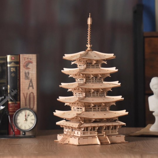 Pagode à 5 étages - Puzzle 3D en bois Rolife Rolife - 2