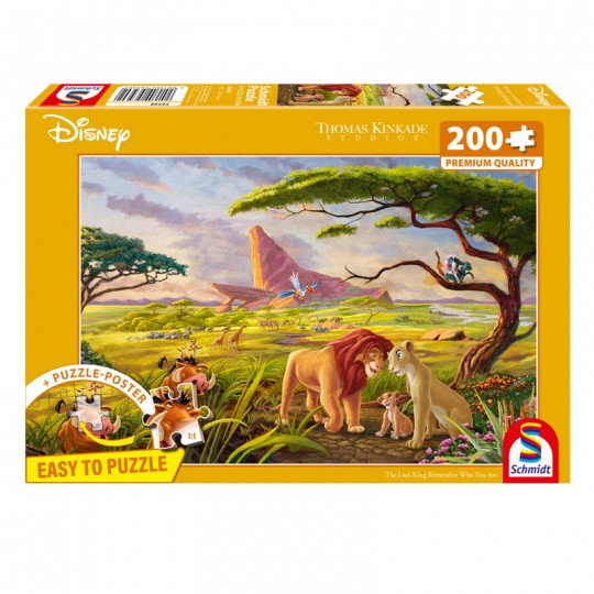 Puzzle Disney 200 pcs Le Roi Lion : N'oublie pas qui tu es - Schmidt Schmidt - 1