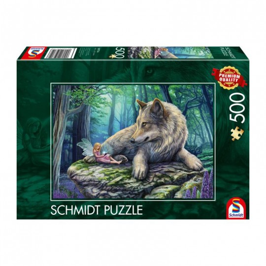 Puzzle 500 pcs Loup et Elfe - Schmidt Schmidt - 1