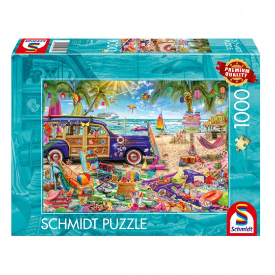 Puzzle 1000 pcs Moment ensoleillé sur la plage - Schmidt Schmidt - 1