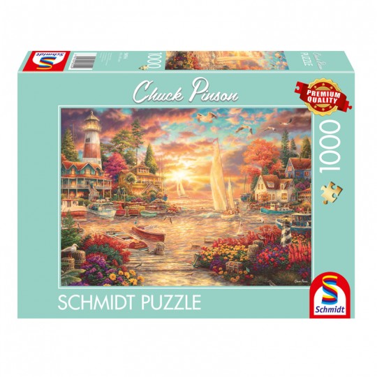 Puzzle 1000 pcs Matin calme sur le lac - Schmidt Schmidt - 1