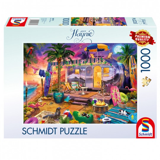 Puzzle 1000 pcs Roulotte en bord de mer - Schmidt Schmidt - 1