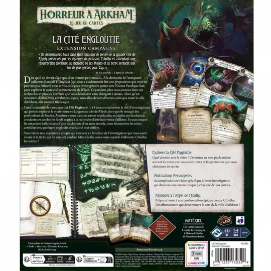 Horreur à Arkham : Le Jeu de Cartes - La Cité Engloutie (Campagne) Fantasy Flight Games - 2