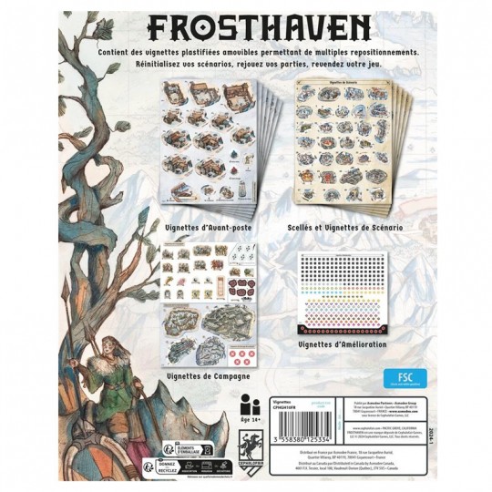 Frosthaven - Set de stickers repositionnables Cephalofair Games - 1