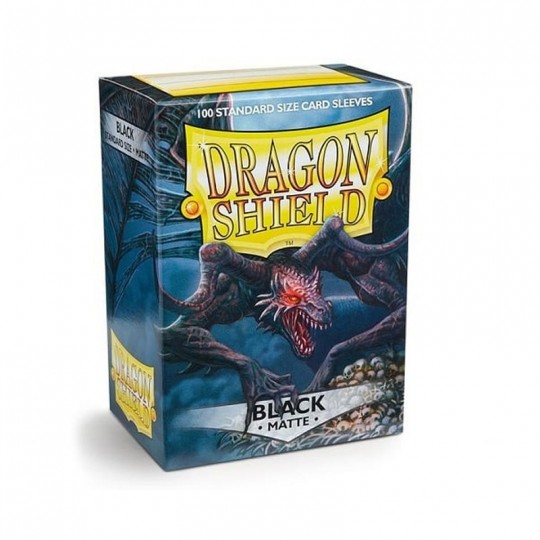 100 sleeves Dragon Shield Matte Black Dragon Shield - 1