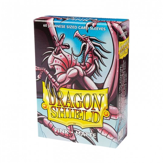 60 Sleeves Dragon Shield Matte Japanese Pink Dragon Shield - 1