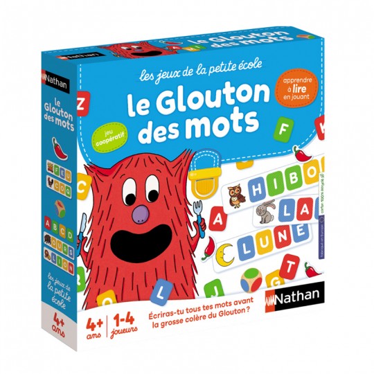 Les jeux de la petite école : Le Glouton des mots - Nathan Nathan - 1