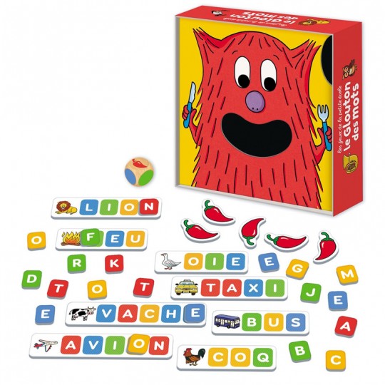 Les jeux de la petite école : Le Glouton des mots - Nathan Nathan - 2