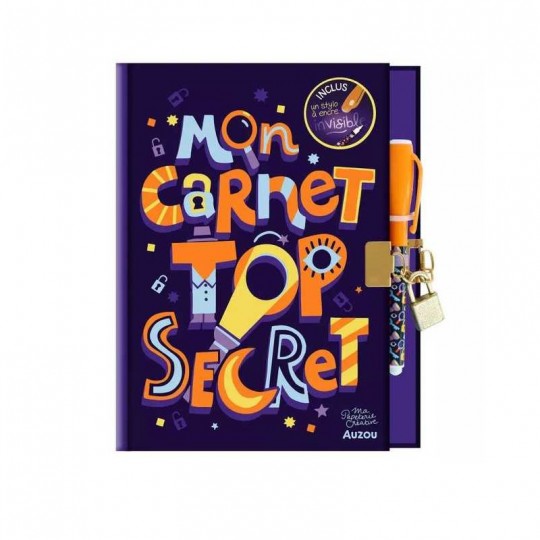 Ma papeterie créative : Mon carnet top secret - Auzou Auzou - 1