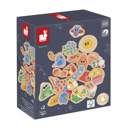 Magnets Jardin 24 pcs - Janod Janod - 1