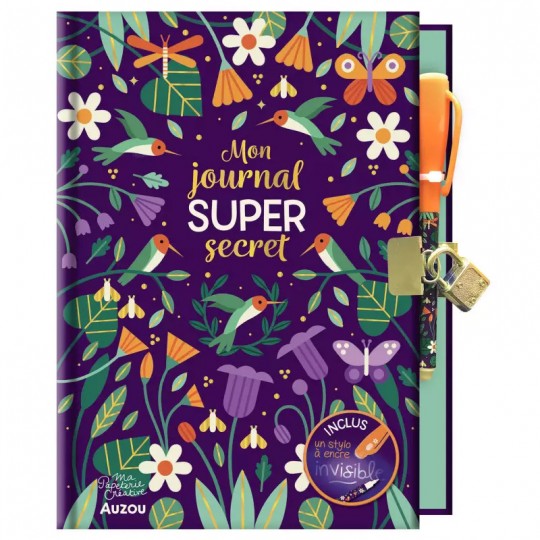 Ma papeterie créative : Mon carnet secret Encre Invisible - Auzou Auzou - 1