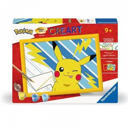 CreArt Kids 18x24cm : Pikachu Eclair - Ravensburger Ravensburger - 1
