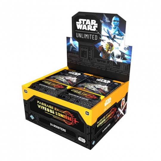 Star Wars Unlimited Passage à la Vitesse Lumière - Display de 24 Boosters FR Fantasy Flight Games - 1