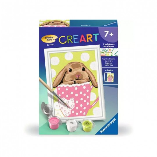 CreArt Kids 8x12cm : Petit lapin - Ravensburger Ravensburger - 1