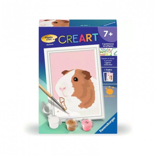 CreArt Kids 8x12cm : Cochon d'Inde - Ravensburger Ravensburger - 1
