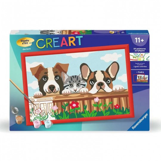 CreArt Kids 8x12cm : Border Collie - Ravensburger Ravensburger - 1