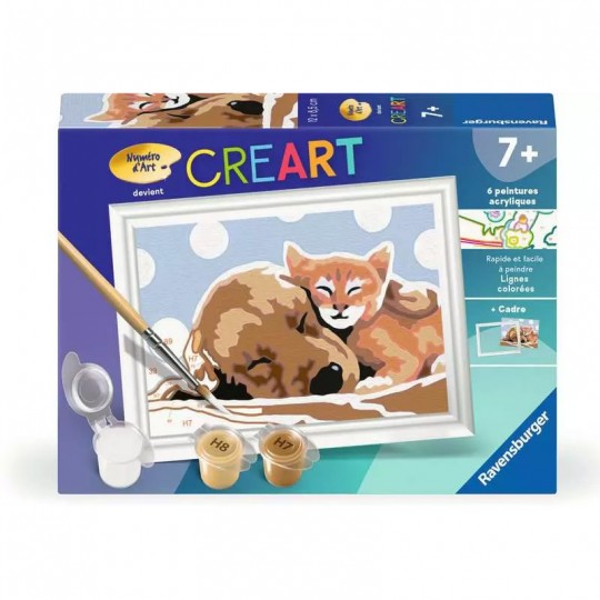 CreArt Kids 8x12cm : Amis câlins - Ravensburger Ravensburger - 1