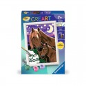CreArt Kids 13x18cm : Chevaux à la nuit tombée - Ravensburger Ravensburger - 1 CreArt Kids 13x18cm : Chevaux à la nuit tombée - Ravensburger Ravensburger - 1
