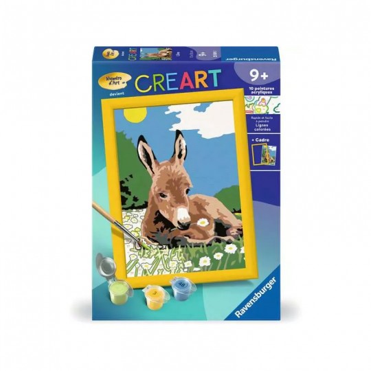 CreArt Kids 13x18cm : L'âne - Ravensburger Ravensburger - 1