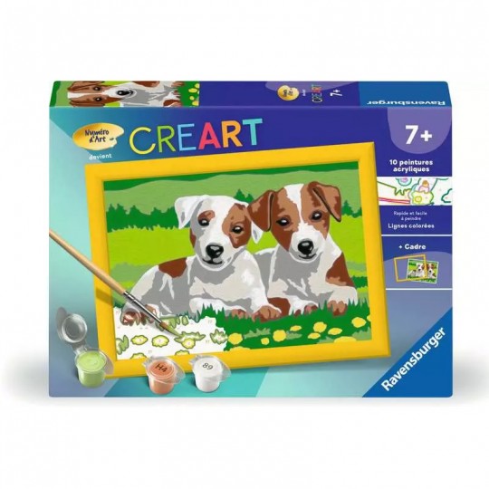 CreArt Kids 13x18cm : Jack Russell - Ravensburger Ravensburger - 1