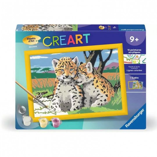CreArt Kids 18x24cm : Petits léopards - Ravensburger Ravensburger - 1
