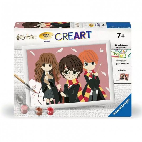 CreArt Kids 18x24cm : Portrait de groupe Harry Potter - Ravensburger Ravensburger - 1