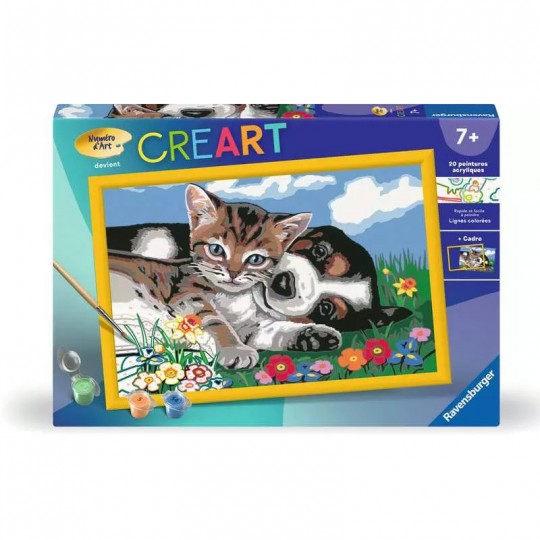 CreArt Kids 31x21cm : Une belle amitié - Ravensburger Ravensburger - 1