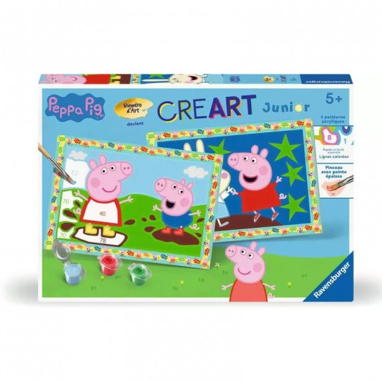 CreArt Junior 32x22cm : Peppa Pig - Ravensburger Ravensburger - 1