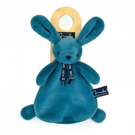 Doudou Lapin Dorlotin bleu minéral - Maïlou Tradition Maïlou Tradition - 1