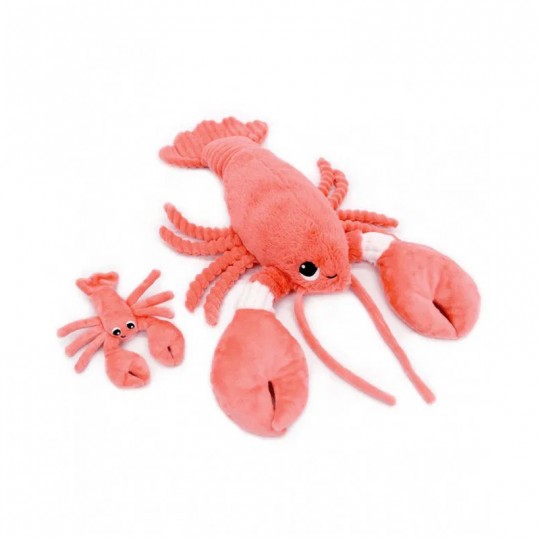 Peluche Les Ptipotos : Homard Iloveyou maman et son bébé corail - Les Déglingos Les Déglingos - 1