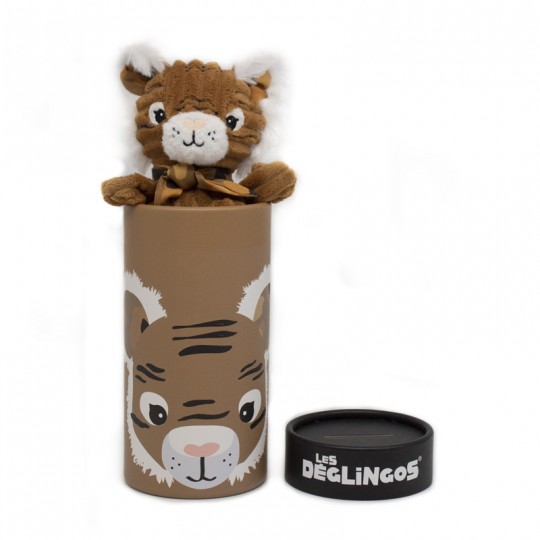 Peluche avec boîte cadeau Petit Simply Speculos le tigre - Les Déglingos Les Déglingos - 2