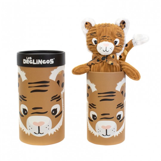 Peluche avec boîte cadeau Grand Simply Speculos le tigre - Les Déglingos Les Déglingos - 2