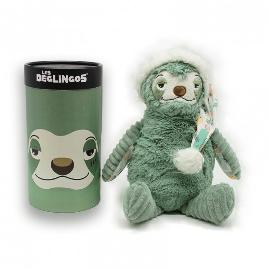 Peluche avec boîte cadeau Grand Simply Chillos le paresseux - Les Déglingos Les Déglingos - 1