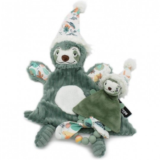 Coffret cadeau baby et anneau de dentition Chillos le paresseux - Les Déglingos Les Déglingos - 2