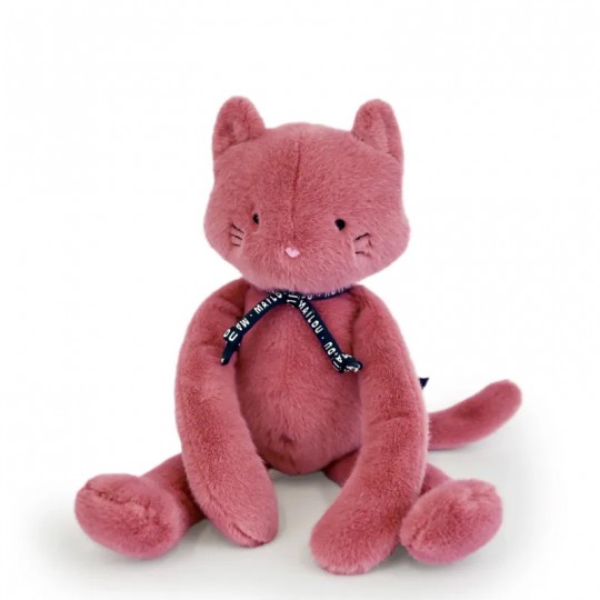 Peluche Méloé : Le Chat Poudre de Rose 56 cm - Maïlou Tradition Maïlou Tradition - 1