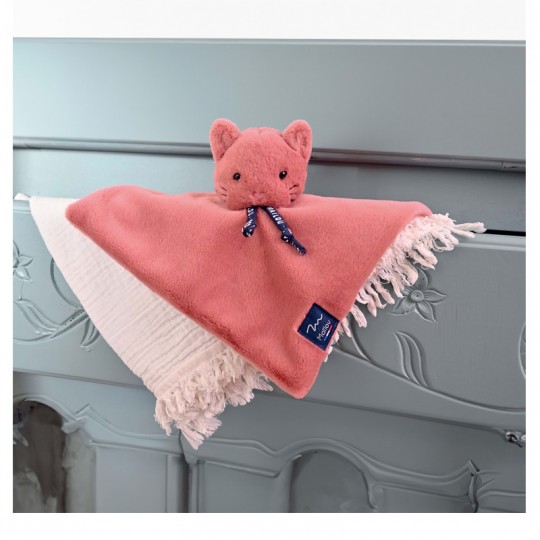 Doudou plat Dorlotin Chat Rosée - Maïlou Tradition Maïlou Tradition - 1