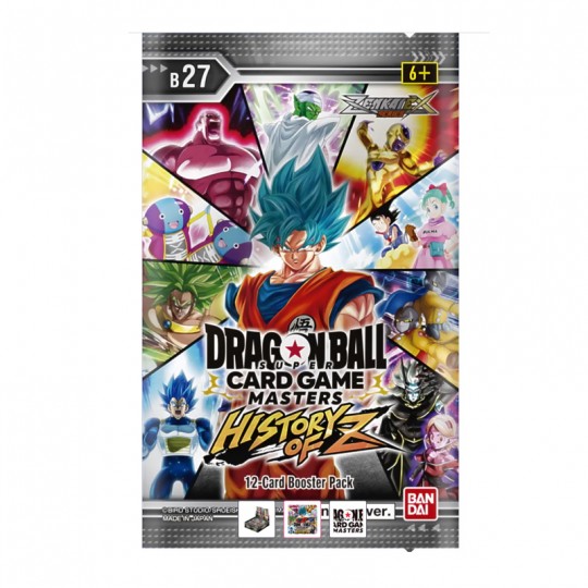 Dragon Ball Super : Booster à l'unité Zenkai 10 - History of Z (B27) Bandaï - 1