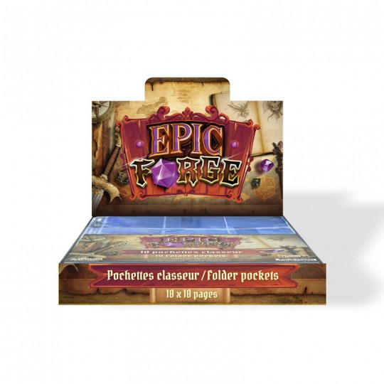 Display de 10 packs de 10 feuilles rangement cartes pour classeur - Epic Forge Epic Forge - 2