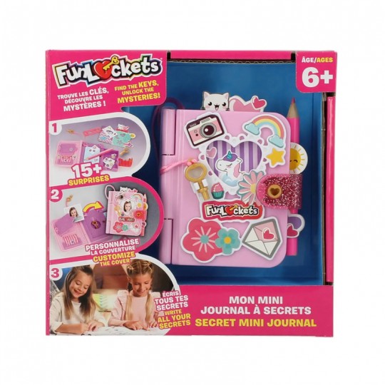 Mon mini journal à secrets - Funlockets Funlockets - 2