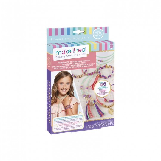 Make It Real : Bracelets Suédine et Or - Lansay Lansay - 1