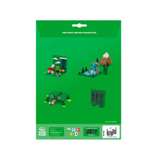 Bases de construction x 2 verte - Plus Plus Plus Plus - 1