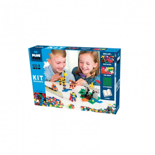 Kit découverte Basic & Néon 600 Pcs - Plus Plus Plus Plus - 1