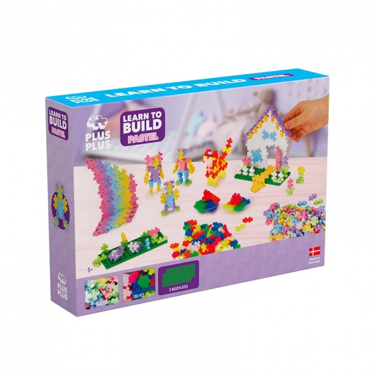 Kit découverte Pastel & Néon 600 Pcs - Plus Plus Plus Plus - 1