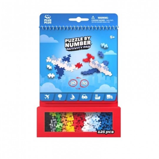 Bloc d'activité Transport 125 Pcs - Plus Plus Plus Plus - 1