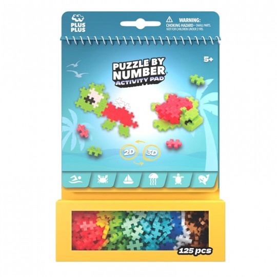 Bloc d'activité Océan 125 Pcs - Plus Plus Plus Plus - 1