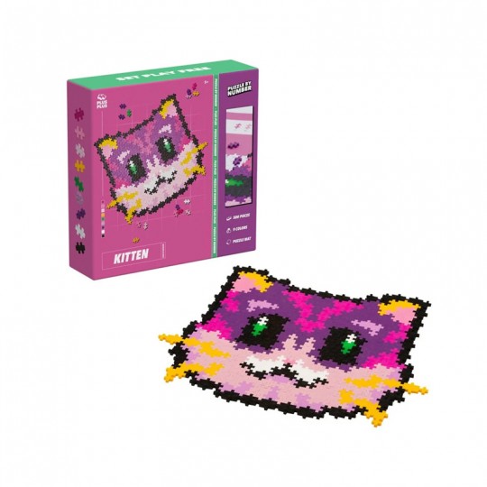Puzzle by number Chaton 500 Pcs - Plus Plus Plus Plus - 1