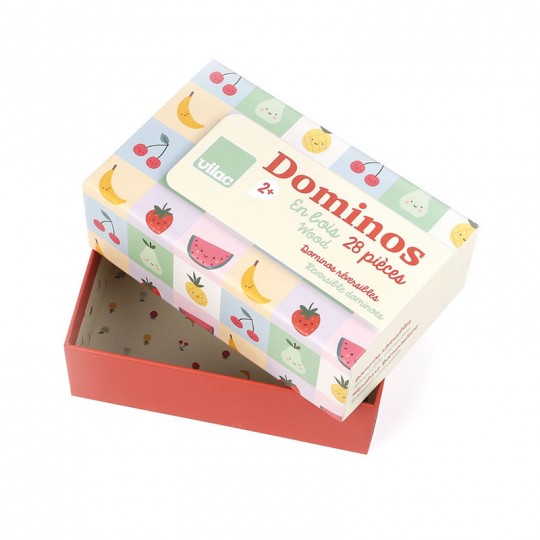 Dominos en bois Fruits et légumes Sarah Betz - Vilac Vilac - 2