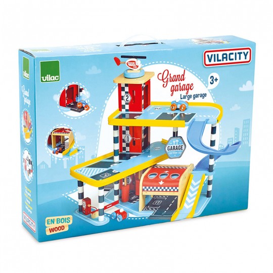 Garage en bois vintage Vilacity - Vilac Vilac - 3